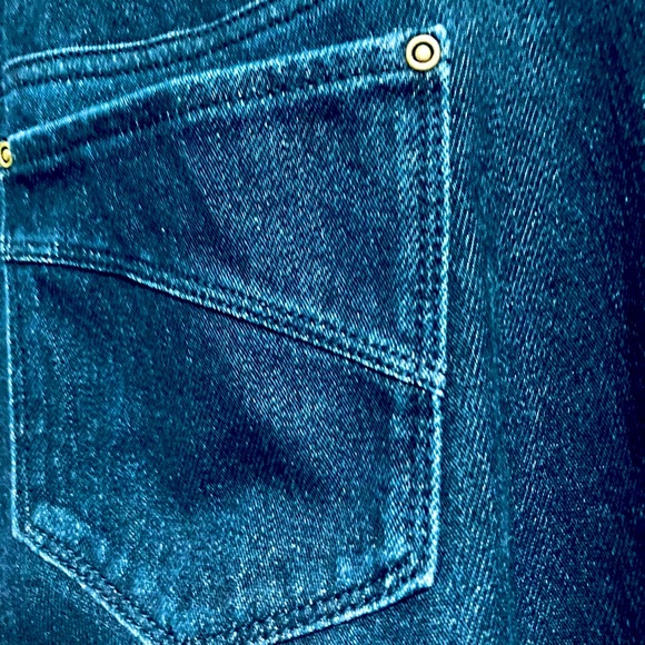Blue Denim Slim Fit Jeggings  Maternity Time & Tru- NWOT! Large 12 - 14 - Picture 11 of 14